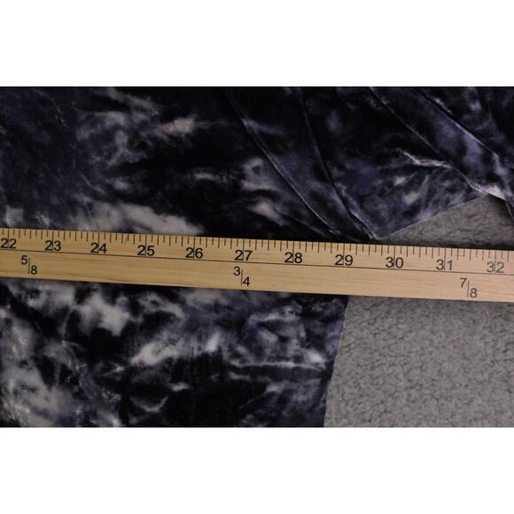 NWT J.Jill Top‎ Women's XL Pure Jill Blue Velvet Tie Dye 3/4 Sleeve Soft Boho - Picture 7 of 8